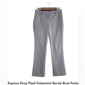 NWOT Express Gray Columnist Barely Boot Pant